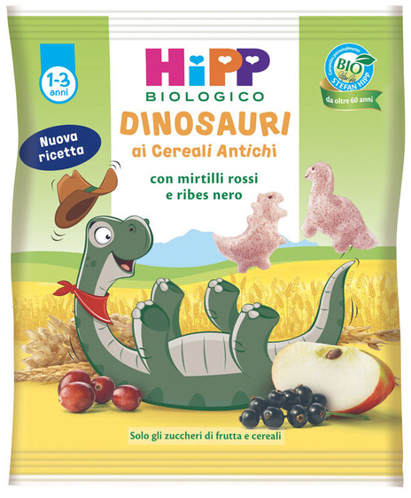 HIPP BIO DINOSAURI CEREALI ANTICHI 30 G - Farmacia Rossi2 - Farmacia Rossi 