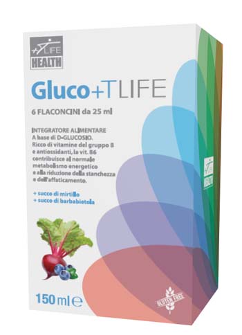 GLUCO+TLIFE 6 FLACONCINI X 25 ML - Farmacia Rossi2 - Farmacia Rossi 