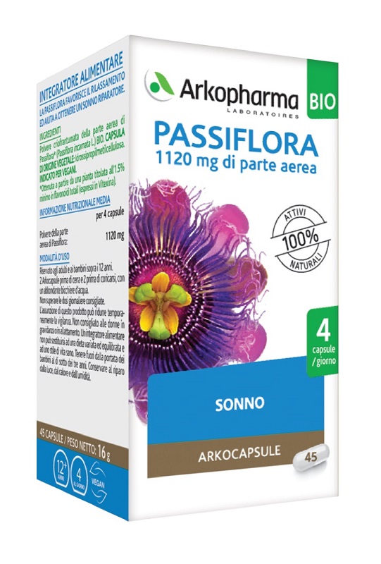 ARKOCPS PASSIFLORA 45 CAPSULE BIO - Farmacia Rossi2 - Farmacia Rossi 