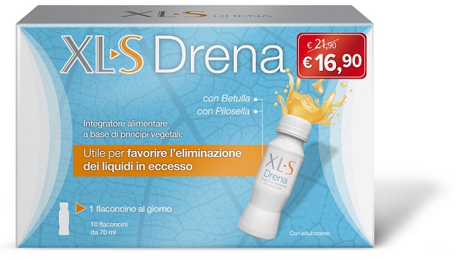 XLS DRENA TAGLIO PREZZO 10 FLACONCINI 70 ML - Farmacia Rossi2 - Farmacia Rossi 
