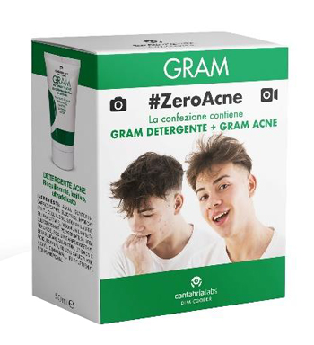 GRAM ZEROACNE 1 GRAM DETERGENTE 50 ML + 1 GRAM ACNE 50 ML - Farmacia Rossi2 - Farmacia Rossi 