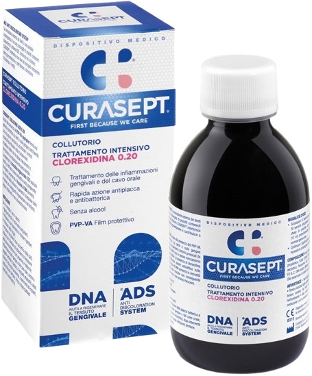CURASEPT COLLUTORIO 0,20 ADS + DNA 200 ML - Farmacia Rossi2 - Farmacia Rossi 