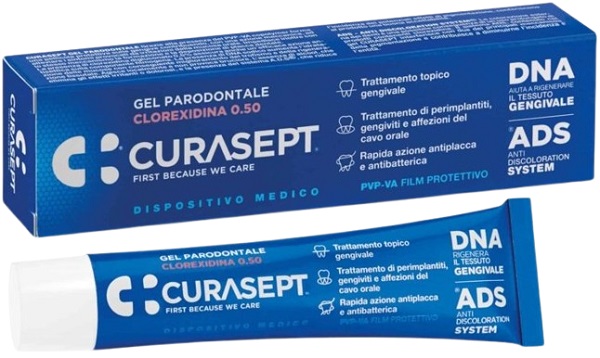CURASEPT GEL PARODONTALE 0,5% 30 ML ADS + DNA - Farmacia Rossi2 - Farmacia Rossi 