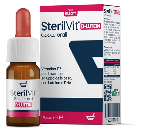 STERILVIT D LUTEIN DHA GOCCE 5 ML - Farmacia Rossi2 - Farmacia Rossi 