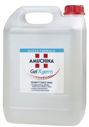 AMUCHINA GEL X-GERM DISINFETTANTE MANI 5 LITRI - Farmacia Rossi2 - Farmacia Rossi 