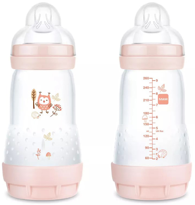 MAM BIBERON EASY START 260ML CONFEZIONE DOPPIA FEMMINA - Farmacia Rossi2 - Farmacia Rossi 