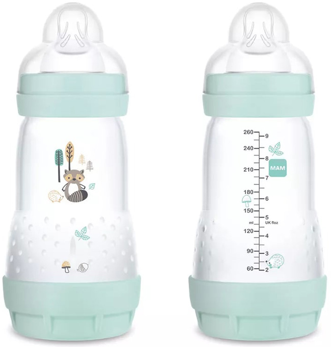 MAM BIBERON EASY START 260ML DOPPIA CONFEZIONE MASCHIO - Farmacia Rossi2 - Farmacia Rossi 