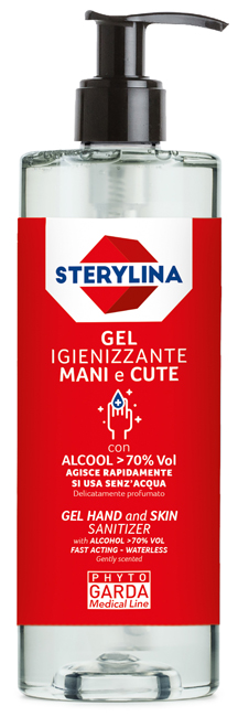 STERYLINA GEL MANI 70% ALCOOL 380 ML - Farmacia Rossi2 - Farmacia Rossi 