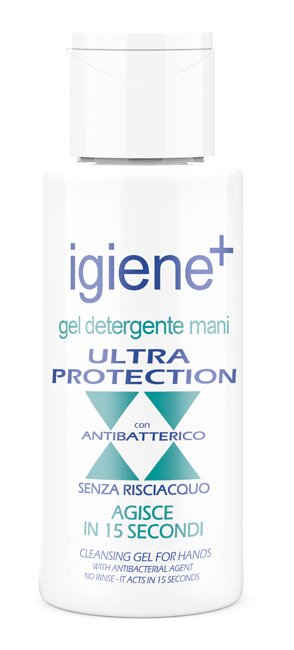 IGIENE+ GEL DETERGENTE MANI ULTRA PROTECTION CON ANTIBATTERICO 50 ML - Farmacia Rossi2 - Farmacia Rossi 