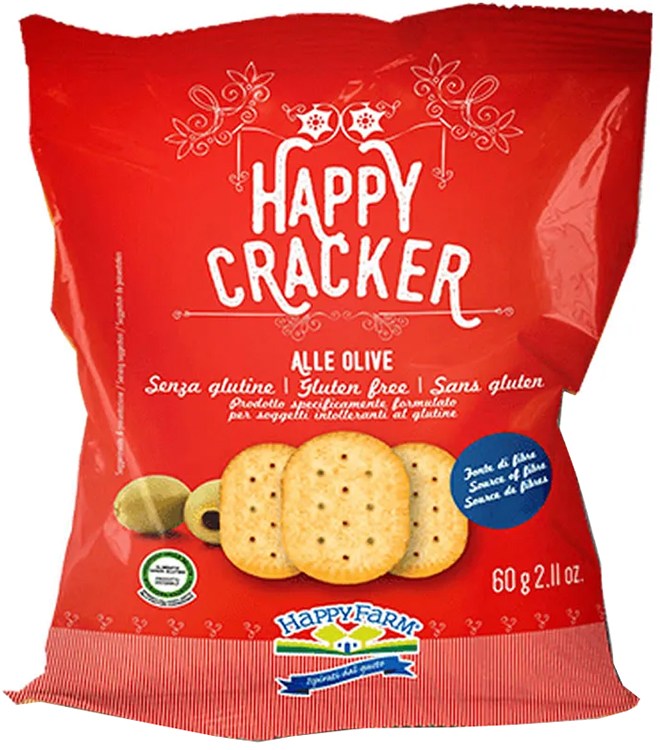 HAPPY FARM CRACKER OLIVE 60 G - Farmacia Rossi2 - Farmacia Rossi 