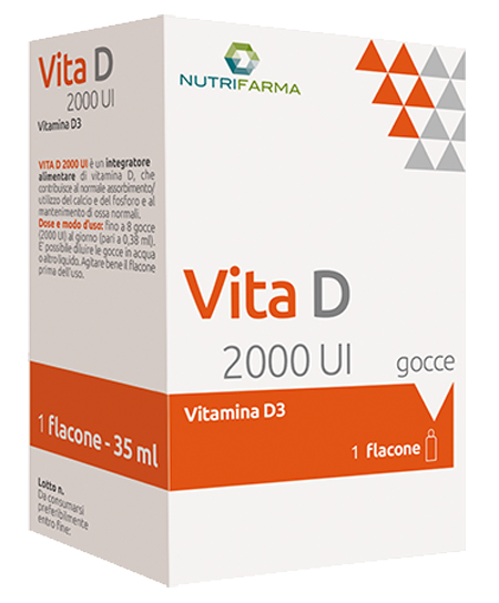 VITA D 2000UI GOCCE 35 ML - Farmacia Rossi2 - Farmacia Rossi 