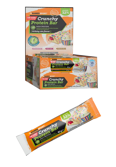 CRUNCHY PROTEINBAR BIRTHDAY CAKE 40 G - Farmacia Rossi2 - Farmacia Rossi 