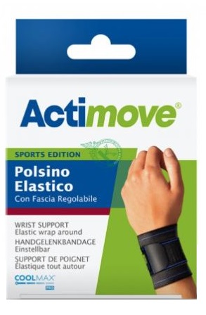 ACTIMOVE SPORTS EDITION POLSINO ELASTICO CON FASCIA REGOLABILE UNIVERSALE - Farmacia Rossi2 - Farmacia Rossi 
