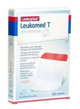 LEUKOMED T SKIN SENSITIVE MEDICAZIONE POST-OPERATORIA TRASPARENTE CON MASSA ADESIVA IN SILICONE 8X10 CM 5 PEZZI - Farmacia Rossi2 - Farmacia Rossi 