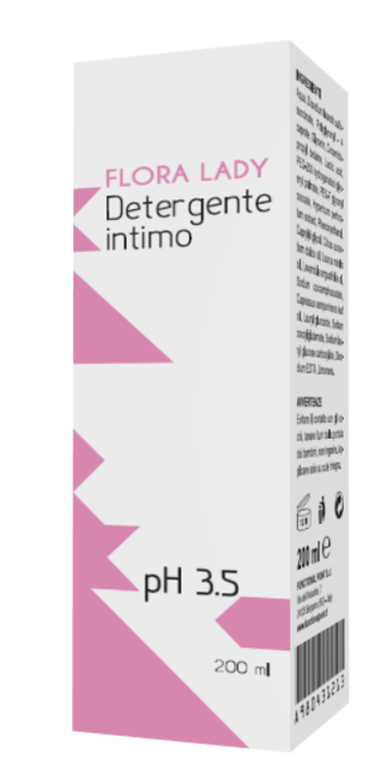 FLORA LADY DETERGENTE INTIMO PH 3,5 200 ML - Farmacia Rossi2 - Farmacia Rossi 