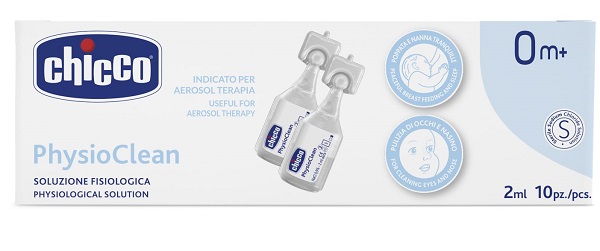 CHICCO SOLUZIONE PHYSIOCLEAN 2 ML 10 PEZZI - Farmacia Rossi2 - Farmacia Rossi 