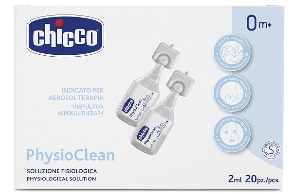 CHICCO SOLUZIONE PHYSIOCLEAN 2 ML 20 PEZZI - Farmacia Rossi2 - Farmacia Rossi 