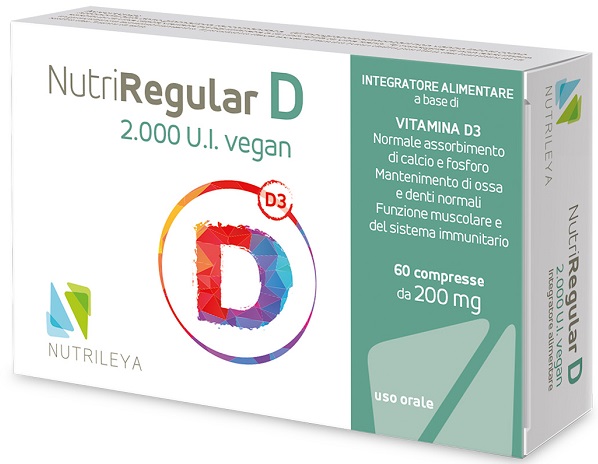 NUTRIREGULAR D 2000UI VEGAN 60 COMPRESSE - Farmacia Rossi2 - Farmacia Rossi 