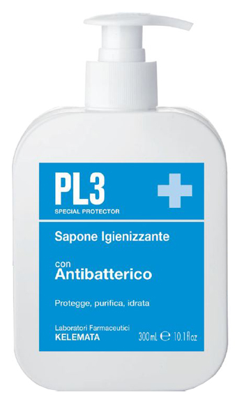 PL3 SAPONE IGIENIZZANTE CON ANTIBATTERICO 300 ML - Farmacia Rossi2 - Farmacia Rossi 