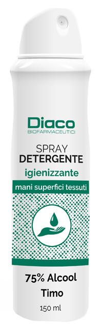 SPRAY DETERGENTE IGIENIZZANTE MANI E SUPERFICI SPRAY 150 ML - Farmacia Rossi2 - Farmacia Rossi 