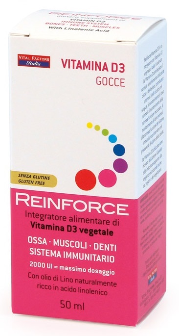 REINFORCE VITAMINA D3 GOCCE 50 ML - Farmacia Rossi2 - Farmacia Rossi 