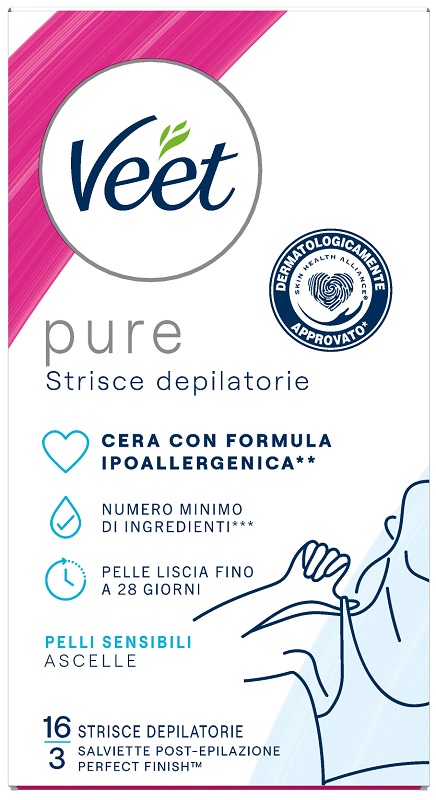 VEET STRISCE ASCELLE IPOALLERGENICHE 16 PEZZI - Farmacia Rossi2 - Farmacia Rossi 