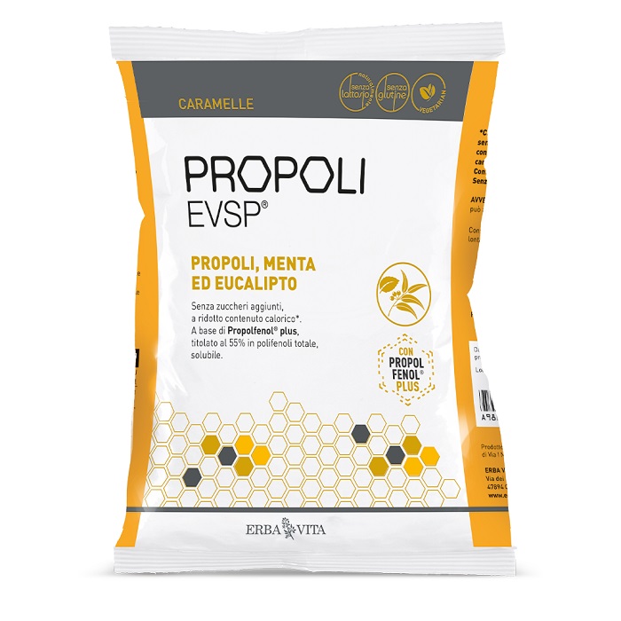 PROPOLI EVSP CARAMELLE PROPOLI MENTA EUCALIPTO 65 G - Farmacia Rossi2 - Farmacia Rossi 