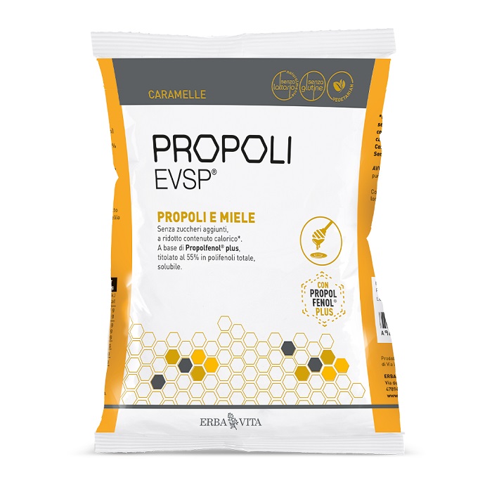 PROPOLI EVSP CARAMELLE PROPOLI MIELE 65 G - Farmacia Rossi2 - Farmacia Rossi 
