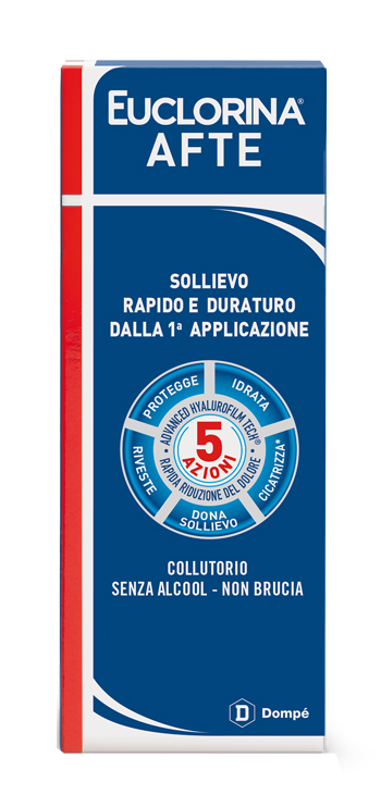 EUCLORINA AFTE COLLUTORIO 120 ML - Farmacia Rossi2 - Farmacia Rossi 