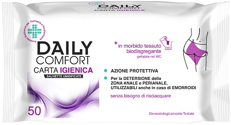 DAILY COMFORT CARTA IGIENICA 50 PEZZI - Farmacia Rossi2 - Farmacia Rossi 