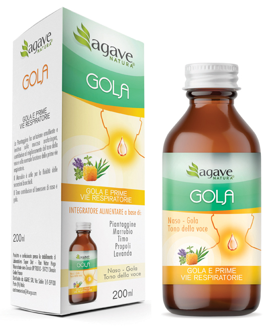 AGAVE NATURA SCIROPPO GOLA 200 G - Farmacia Rossi2 - Farmacia Rossi 