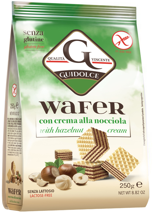 WAFER GUSTO NOCCIOLA 250 G - Farmacia Rossi2 - Farmacia Rossi 
