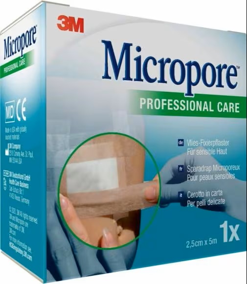 CEROTTO IN CARTA 3M MICROPORE SURGICAL TAPE TAN M5X25MM - Farmacia Rossi2 - Farmacia Rossi 