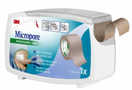 CEROTTO IN CARTA 3M MICROPORE SURGICAL TAPE TAN M5X25MM DISPENSER - Farmacia Rossi2 - Farmacia Rossi 