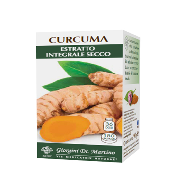 CURCUMA ESTRATTO INTEGRALE SECCO 180 PASTIGLIE - Farmacia Rossi2 - Farmacia Rossi 