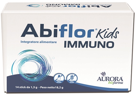 ABIFLOR KIDS IMMUNO 14 STICK OROSOLUBILI - Farmacia Rossi2 - Farmacia Rossi 