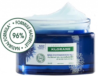 KLORANE CREMA IDRATANTE NOTTE FIORDALISO ACIDO IALURONICO 50 ML - Farmacia Rossi2 - Farmacia Rossi 