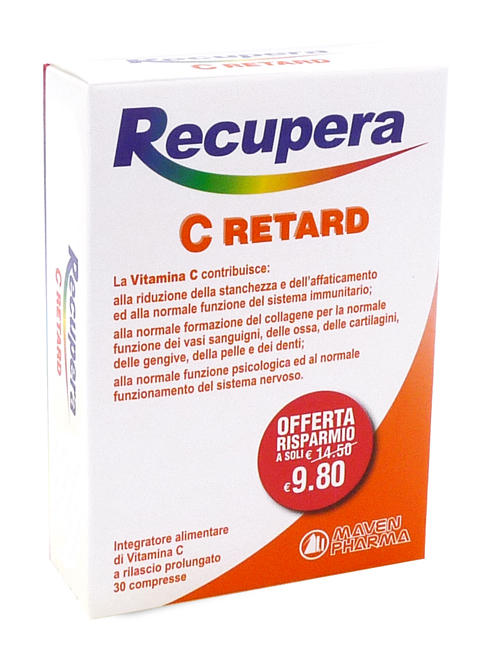 RECUPERA C RETARD 30 COMPRESSE - Farmacia Rossi2 - Farmacia Rossi 
