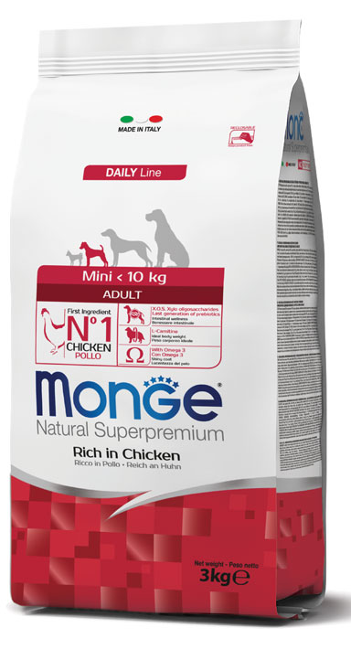 MONGE DOG MINI ADULT 3 KG - Farmacia Rossi2 - Farmacia Rossi 