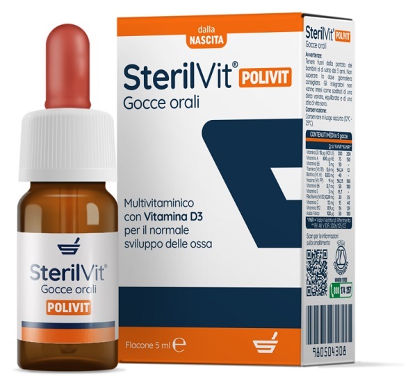 STERILVIT POLIVIT GOCCE 5 ML - Farmacia Rossi2 - Farmacia Rossi 