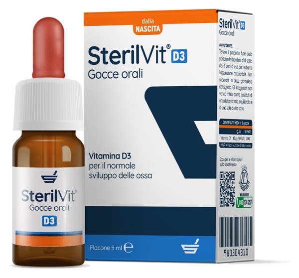 STERILVIT D3 GOCCE 5 ML - Farmacia Rossi2 - Farmacia Rossi 