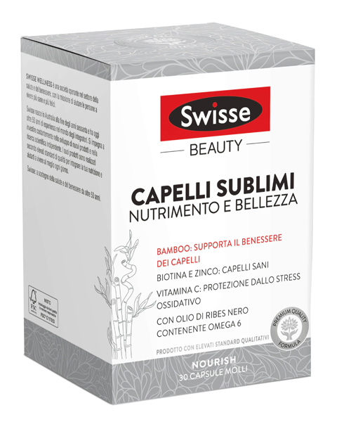 SWISSE CAPELLI SUBLIMI 30 CAPSULE - Farmacia Rossi2 - Farmacia Rossi 