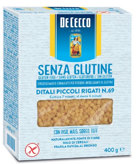 DE CECCO DITALI PICCOLI RIGATI N69 400 G - Farmacia Rossi2 - Farmacia Rossi 