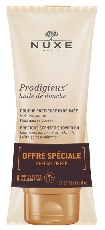 NUXE DUO OLIO DOCCIA PRODIGIEUX 2X200 ML - Farmacia Rossi2 - Farmacia Rossi 