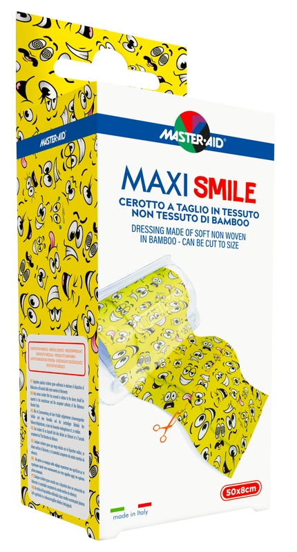 CEROTTO A TAGLIO MASTER-AID MAXI SMILE TNT 50 X 8 CM - Farmacia Rossi2 - Farmacia Rossi 