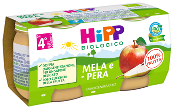 HIPP OMOGENEIZZATO MELA/PERA 2 X 80 G - Farmacia Rossi2 - Farmacia Rossi 