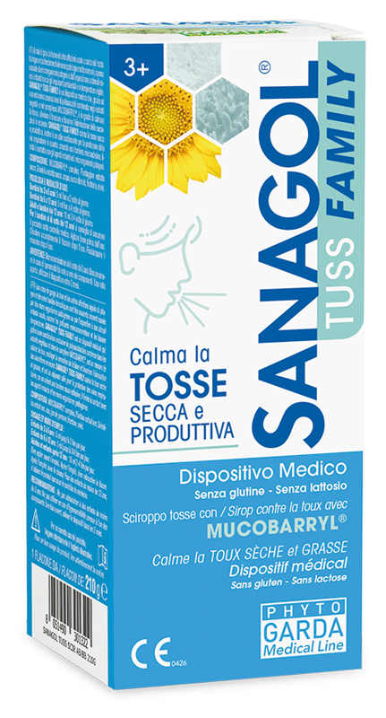 SANAGOL TUSS SCIROPPO ADULTI BIMBI 210 G - Farmacia Rossi2 - Farmacia Rossi 