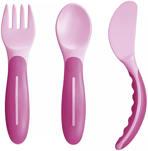 MAM BABY'S CUTLERY FEMMINA - Farmacia Rossi2 - Farmacia Rossi 