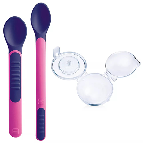 MAM HEAT SENSITIVE SPOONS&COVER FEMMINA - Farmacia Rossi2 - Farmacia Rossi 
