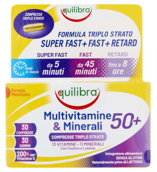 MULTIVITAMINE&MINERALI 50+ 30 COMPRESSE - Farmacia Rossi2 - Farmacia Rossi 